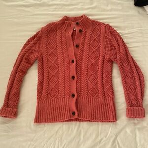 LL Bean Signature Cotton Fisherman Sweater, Size S